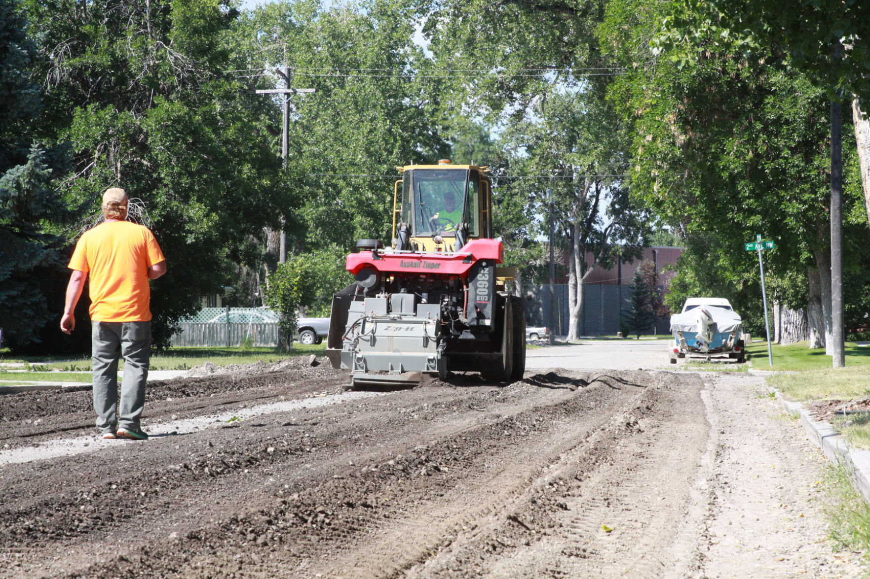 Street repair starts